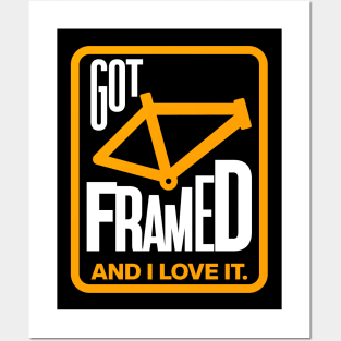 Got Framed Funny Bicycle Design Posters and Art